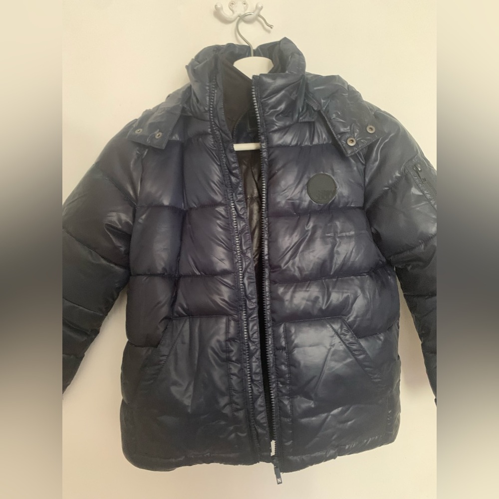 Nukutavake puffer blue jacket boys 8